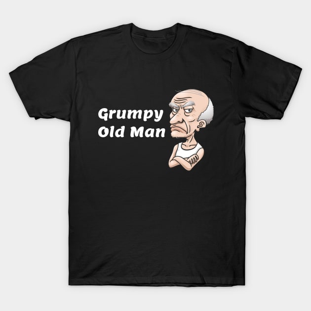 Grumpy Old Man T-Shirt by Comic Dzyns